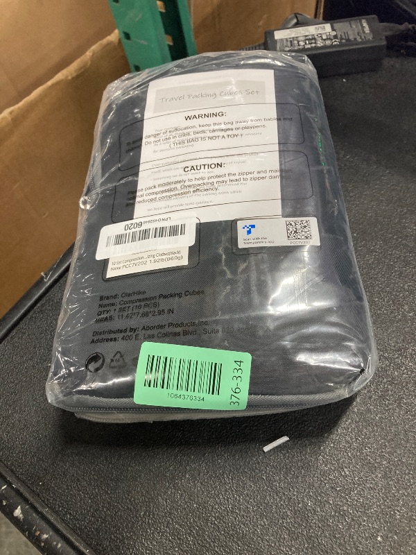 Photo 1 of 10 Set Compression Packing Cubes for Travel Essentials,Compressible Expandable Packing Cubes for Suitcase,OlarHike Luggage Organizer Bags for Travel,Handy Helper for Organizing Clothes(Black)