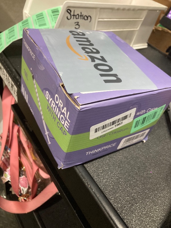 Photo 1 of 150 Pcs 1ml Syringes with Caps Oral Dispenser Individually Sterile Warpped for Medicine Dropper, Colostrum Collect Feeding Pets, Liquid