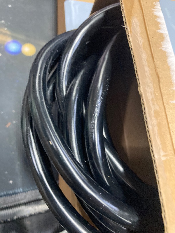 Photo 1 of 12AWG 15 FT Heavy Duty Outdoor Extension Cord Waterproof with Lighted End,Black 12 Gauge Extension Cord Flexible and Cold Resistant 3 Prong Grounded Plug,15Amp 1875W SJTW ETL Listed