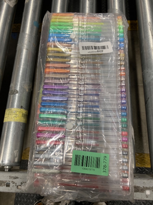 Photo 1 of 120 Colors Gel Pens, Colored Neon Glitter Pen Set for Coloring Books, 40% More Ink Fine Point, Christmas Trendy Stuff Gifts for Adults Teens Girls Boys Drawing Journaling Scrapbook Art Supplies