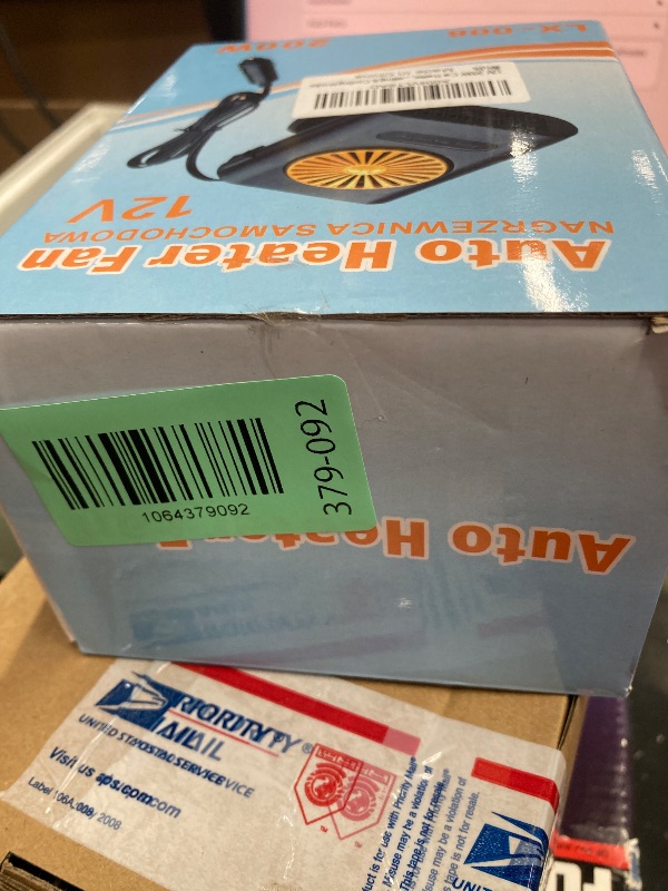 Photo 1 of 12V 200W Car Heater, 2 in 1 Automobile Windshield Heating Fan/Cooling Fan Car Defroster That Plugs Into Cigarette Lighter