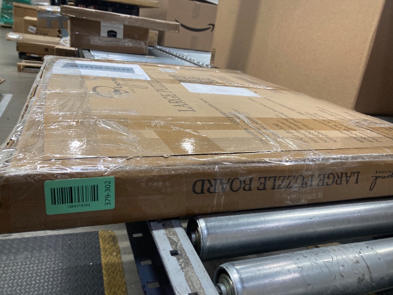 Photo 1 of 1000 Piece Rotating Puzzle Board with Drawers and Cover - 4 Drawers, Wooden Jigsaw Puzzle Table | 30” X 22”| Jigsaw Puzzle Board - Portable Puzzle Tables for Adults and Kids by Beyond Innoventions