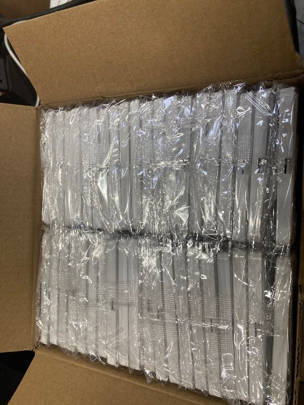 Photo 1 of [40 Pack] BESTTEN 1 Gang Mid-Size Screwless Outlet Cover, Midway Decorative Wall Plate, USWP6 Gloss Snow White, Midsize H4.88" x W3.11"