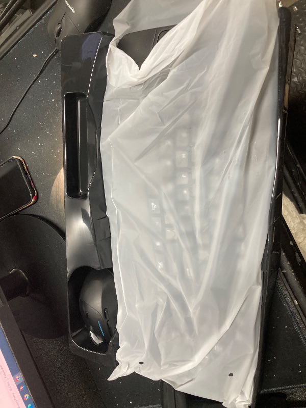 Photo 1 of ( Not enough memory ) .Wireless Keyboard and Mouse Combo, Full Size Wave Keys Ergonomic 2.4G Keyboard with Wrist Rest for Natural Typing, 3 DPI Adjustable Ergonomic Silent Mouse for Computer/Laptop/Windows/Mac (Black)