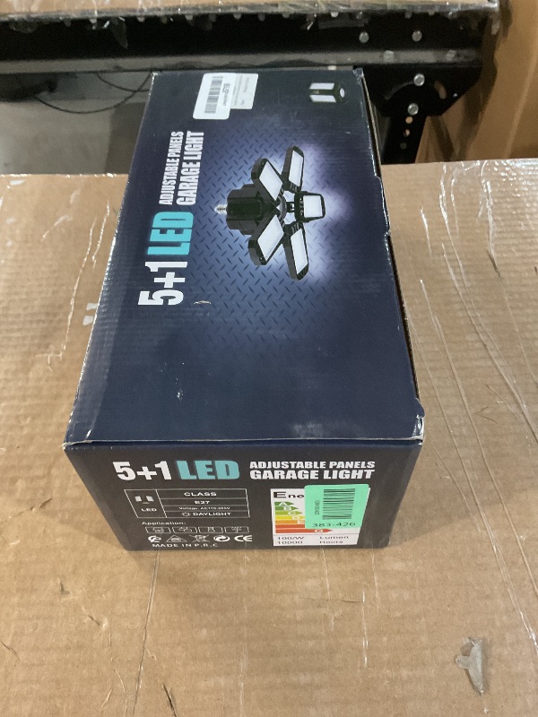 Photo 1 of [Upgraded] DooVii 2-Pack LED Garage Light,400 Watt Equivalent 6500K,Cool Daylight White LED Area Light,E26/E27 Medium Base,for Outdoor Factory Warehouse Barn Backyard and More,Super Bright