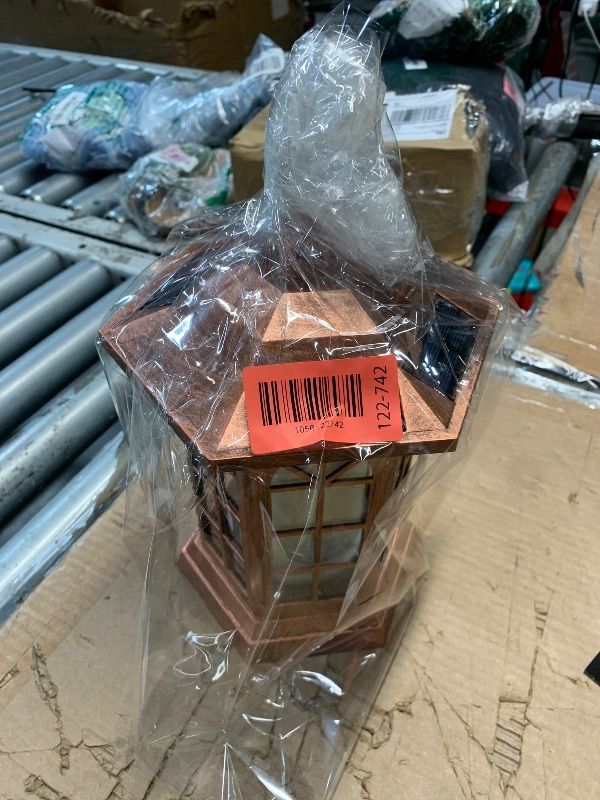 Photo 1 of ***MISSING PARTS***
Solar Outdoor Waterproof Hanging Lantern, Yard Decorative Solar Lights PVC Upgrade 3 LED Flickering Flameless Candle Decorative Lights for Garden(Garden Candle)