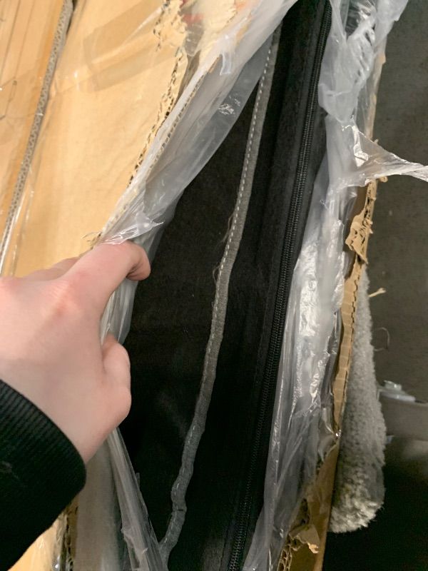 Photo 1 of ***PARTIAL SET, Box 1 of 2 - PRICE ADJUSTED*** IDEALHOUSE 90" Modern Couches for Living Room, Chenille Fabric Loveseat Sofa with USB & Type-c Charging Ports, Removable Cushion Cover, Side Pocket, Sturdy Wood Frame, for Apartment or Home, Grey