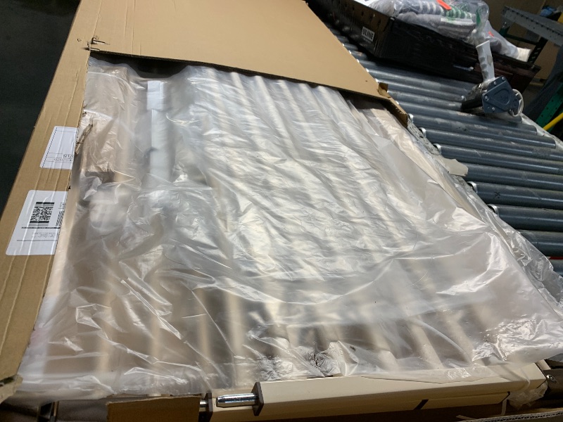 Photo 1 of ***FACTORY SEALED******OPENED FOR INSPECTION*** Lumizone Extra Tall Cat Gate 61.02" High Pressure Mounted Extra Wide 38.39"-59.24" (17Sizes) 1.37" Gap No Drilling Auto-Close Tall Pet Gate for Dogs (Cream, 30.12"-59.24" W)