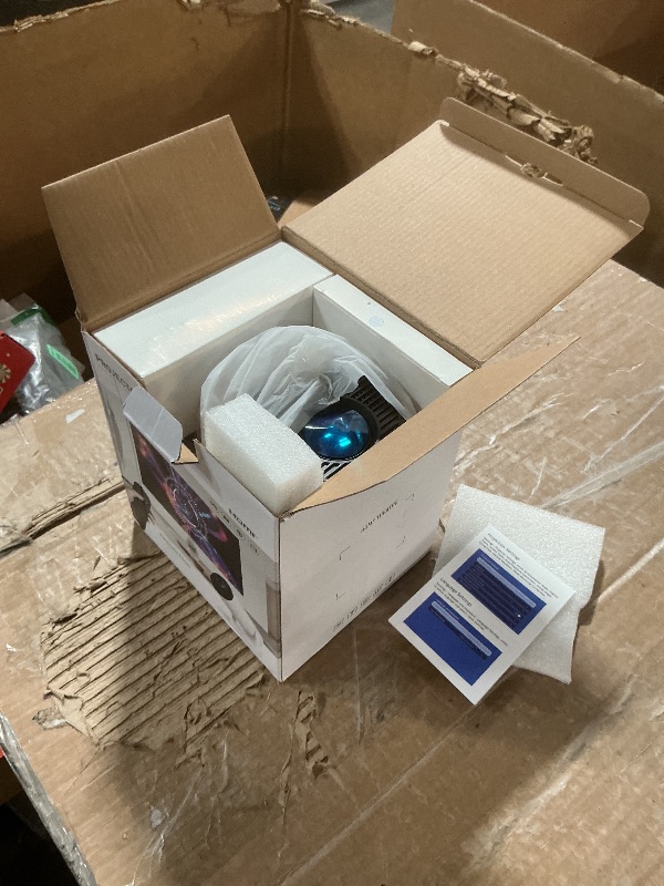 Photo 1 of [Electric Focus]Mini Portable Projector with 4K Support, Bluetooth 5.4 WIFI6, 5watt Sound Base Speaker, 260 ANSI, Android 11, 210° Rotation , Auto Keystone Correction Video Projector HY300 PLUS