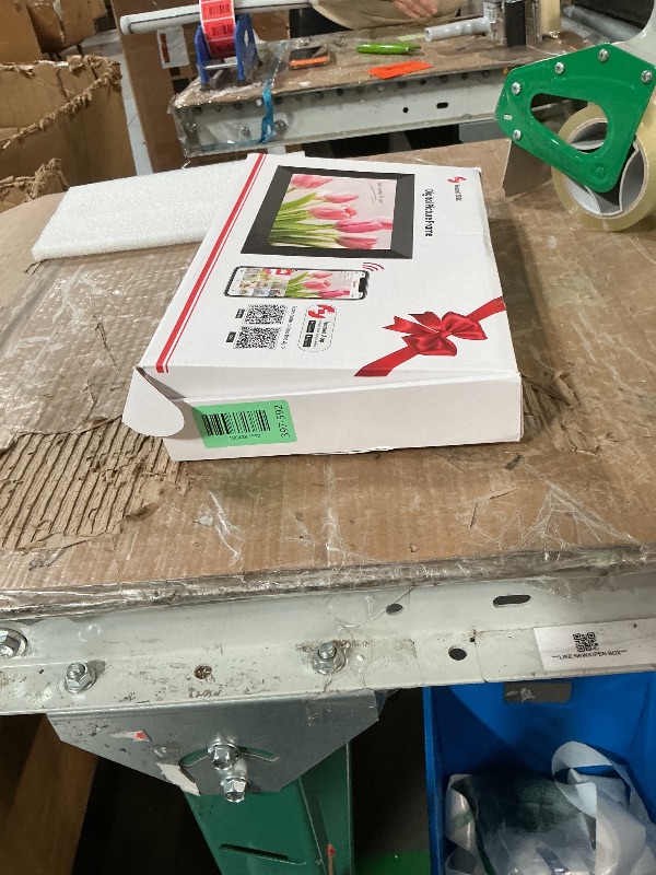 Photo 1 of (used) BIGASUO Digital Picture Frame, 10.1" Frameo Digital Frame WiFi with 32GB Memory, 1280x800 IPS Touch Screen, Send Photos/Videos from Your Phone Anywhere, Photo Gifts for Parents and Grandparents