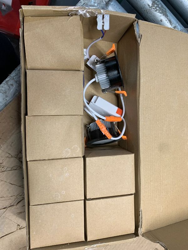 Photo 1 of ***MISSING ONE LIGHT***YGS-Tech 2 Inch LED Recessed Lighting, Dimmable Downlight 3W(35W Halogen Equivalent), CRI80, 3000K Warm White Ceiling Light with LED Driver(10 Pack)