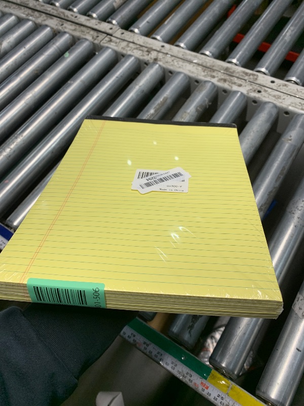 Photo 1 of ***FACTORY SEALED*** Ciphyfee 6pcs Legal Pads 8.5 x 11, Notepads 8.5 x 11.75 College Ruled Notebook, Writing Pads of Paper, Yellow Note Pads, Memo Pad Papers Perforate Legal Notepads Narrow Ruled Line,30 Sheets/Pack