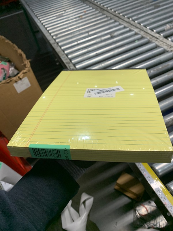 Photo 1 of ***FACTORY SEALED*** Ciphyfee 6pcs Legal Pads 8.5 x 11, Notepads 8.5 x 11.75 College Ruled Notebook, Writing Pads of Paper, Yellow Note Pads, Memo Pad Papers Perforate Legal Notepads Narrow Ruled Line,30 Sheets/Pack