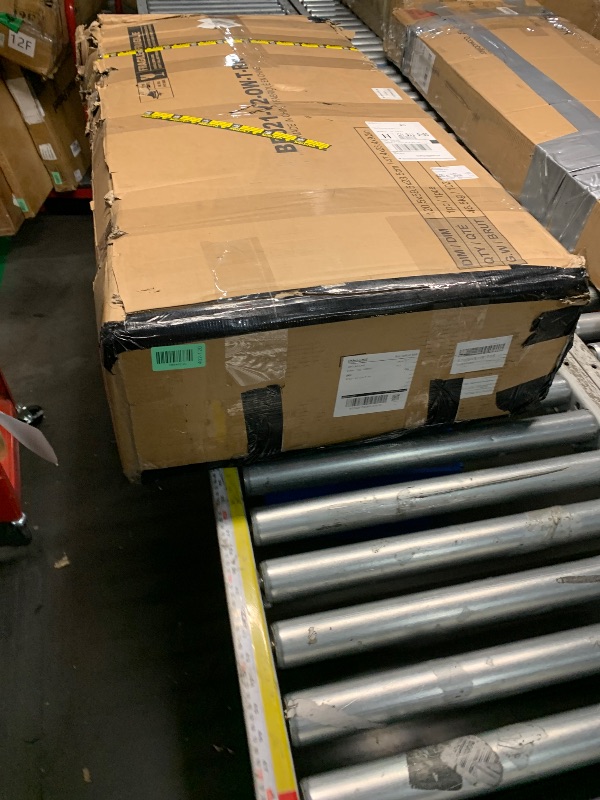 Photo 1 of ***PARTIAL SET - PRICE ADJUSTED*** Rolanstar Bed Frame Twin Size with Lift Up Storage, Charging Station & LED Lights, Upholstered Storage Headboard, Heavy Duty Wooden Slats, No Box Spring Needed, Noise Free, Easy Assembly, Beige