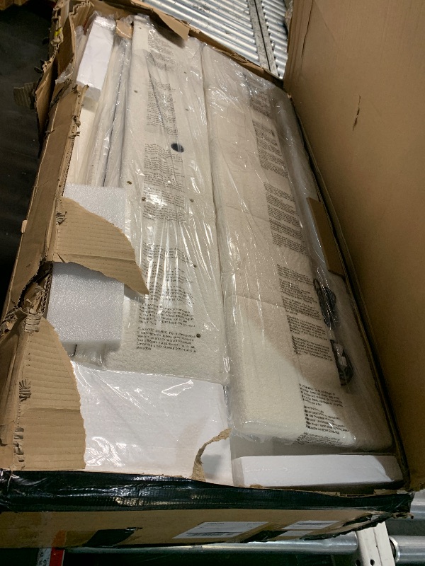 Photo 1 of ***PARTIAL SET - PRICE ADJUSTED*** Rolanstar Bed Frame Twin Size with Lift Up Storage, Charging Station & LED Lights, Upholstered Storage Headboard, Heavy Duty Wooden Slats, No Box Spring Needed, Noise Free, Easy Assembly, Beige