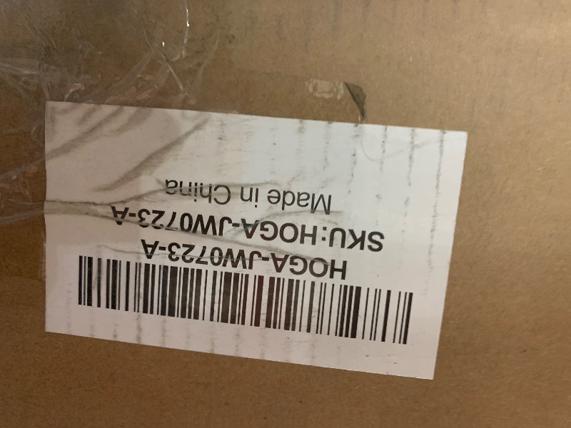 Photo 1 of ***PARTIAL SET (BOX A) - PRICE ADJUSTED*** Tribesigns 71-Inch Executive Desk, L-Shaped Desk with Cabinet, Large Office Desk with Drawers and Storage Shelves, Writing Table Computer Desk for Home Office, Brown and White