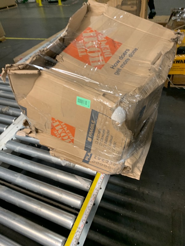 Photo 1 of ***DAMAGED, SEE PHOTOS*** 
LG 10000 BTU Window Air Conditioners [2023] Remote Control WiFi App Ultra-Quiet Washable Filter Cools 450Sq.Ft for Medium & Large Room AC Unit air conditioner Easy Install White LW1017ERSM1