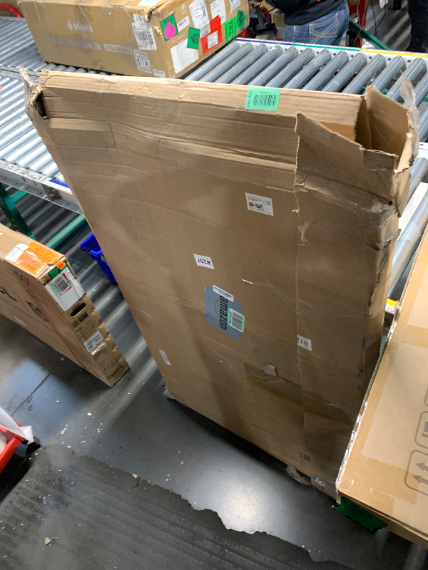 Photo 1 of ***MINOR DAMAGED, SEE PHOTOS*** VIZ-PRO Double-Sided Magnetic Mobile Whiteboard, 48 x 36 Inches, Aluminium Frame and Stand