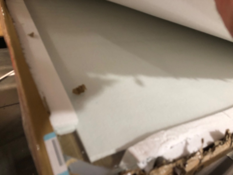 Photo 1 of [Tempered Glass] 36“ x 36” Beveled Edge Glass Chair Mat with Polished Edge Clear Office Chair Mat, Glides Smoothly, Suitable for Carpet or Hardwood Floors