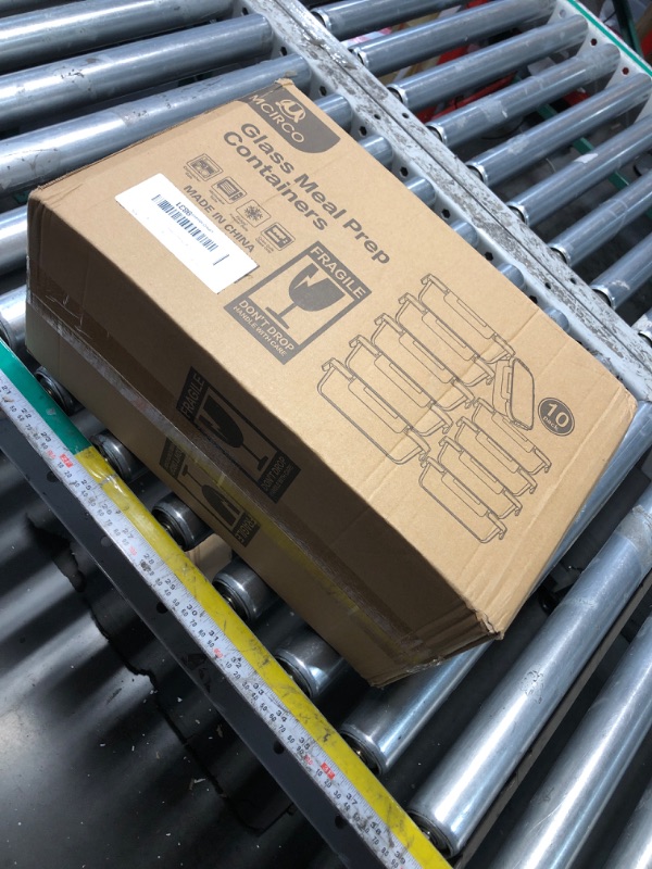 Photo 1 of [10-Pack]Glass Meal Prep Containers with Lids, MCIRCO Glass Food Storage Containers with Snap Locking Lids, Airtight Lunch Containers, Microwave, Oven, Freezer and Dishwasher, White