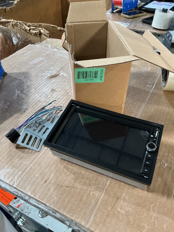 Photo 1 of [Improved] 7'' Double Din Car Stereo with Upgraded Wireless Apple Carplay for IOS26 / Android Auto, 240W High Power with EQ, Bluetooth, RDS/FM/AM Touchscreen Radio, USB Type-C/AUX/TF, Backup Camera