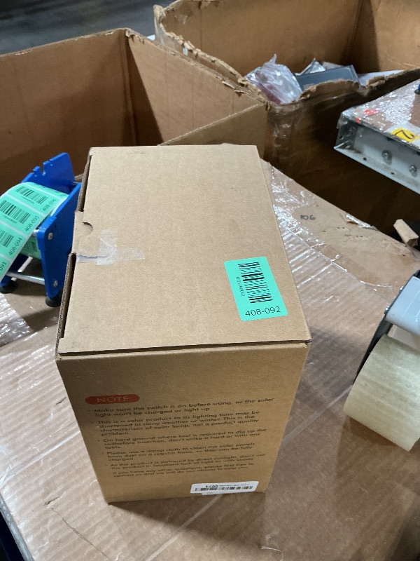 Photo 1 of **DIRTY, 2 MISSING**BITPOTT Bright Solar Lights Outdoor 6 Pack, Solar Pathway Lights Waterproof IP65, Auto On/Off Pathway Landscape Lighting, Long Lasting Outdoor Light for Walkway Path Garden Lawn Patio Decor Lighting