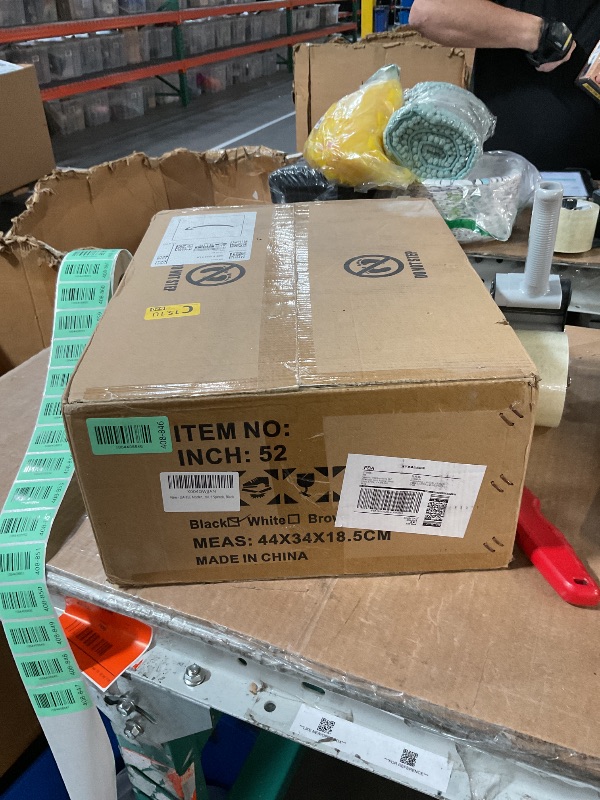 Photo 1 of ****** factory shield ******JSAITEE 52 inch Ceiling Fan with Light, 6 Speeds Reversible Low Profile Ceiling Fan with Light and Remote/APP Control, 3 Color Temp+Dimmable RGB, 8 Blades, Flush Mount Quiet Ceiling Fans, Black