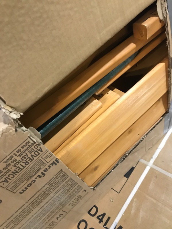 Photo 1 of ****Missing parts and hardware.Parts only****
KidKraft Appleton Wooden Swing Set, (Amazon Exclusive)