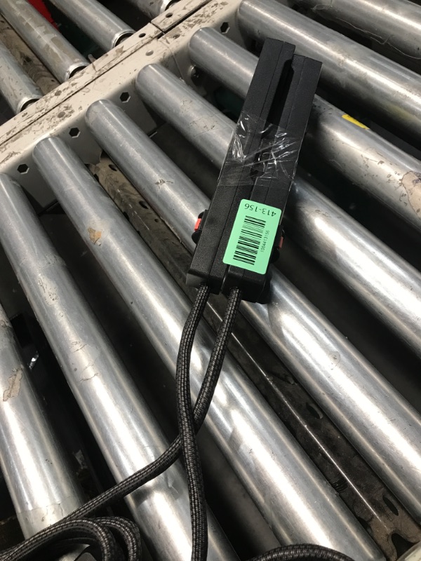 Photo 1 of (2 pack) Hyper Tough 6-Outlet Indoor Power Strip, 2.5 ft Extension Cord, UL/ETL Certified, Black
