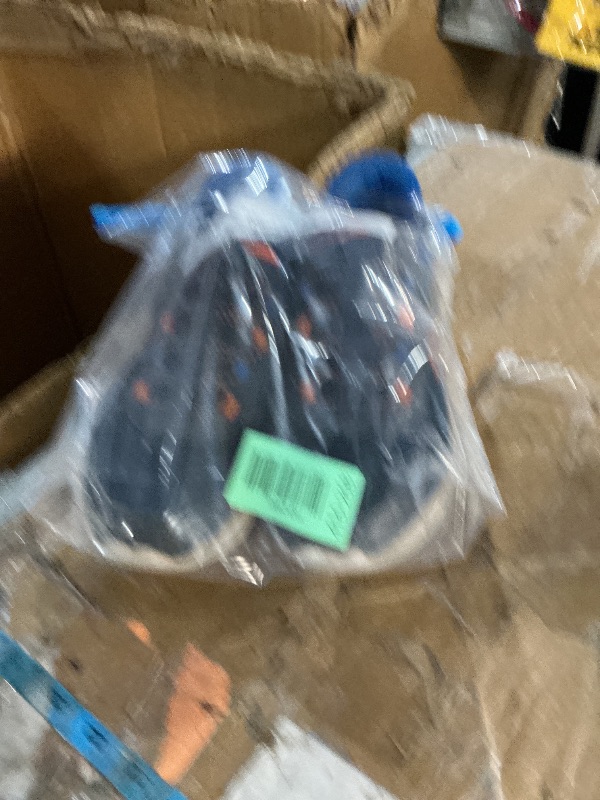 Photo 1 of ***DAMAGED - SEE NOTES/PICTURES*** Skechers Kids Bounder - Brisk-Burst Sneaker, Navy Blue, 1.5 Little Kid