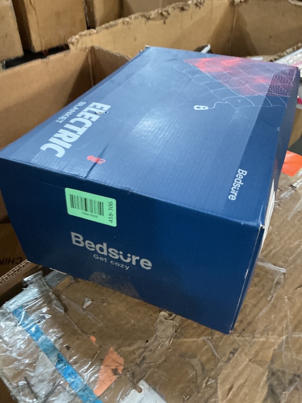 Photo 1 of ***Missing Power Cord*** Bedsure Electric Blanket Twin - Soft Ribbed Flannel Heated Blanket, Heating Blanket with 10 Time Settings, 6 Heat Settings, and 8 hrs Timer Auto Shut Off (62x84 inches, Grey)