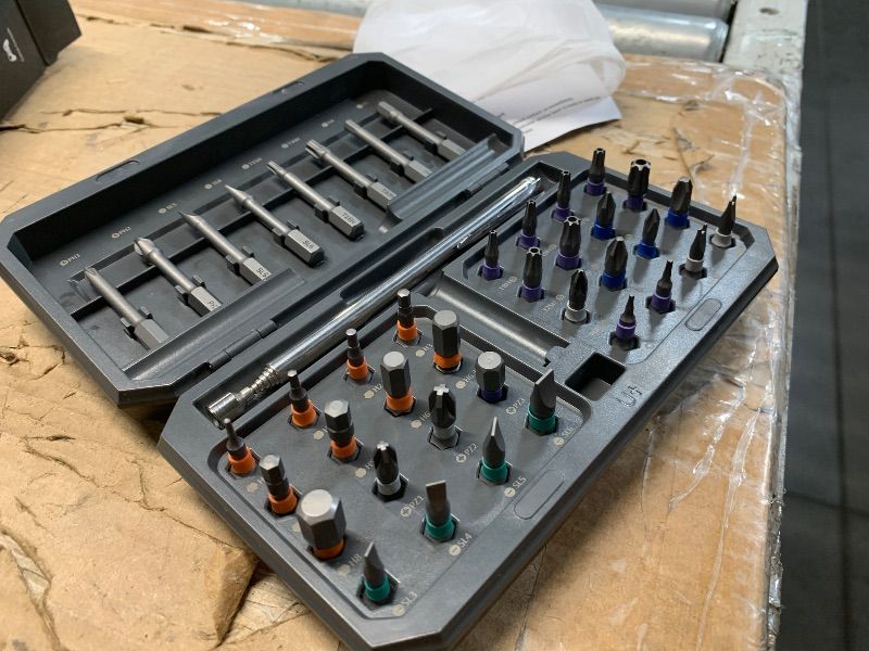 Photo 1 of **RATCHET TOOL M,ISSINGT**DISEN 43 in 1 Ratcheting Screwdriver Set with 58-Tooth Handle & Magnetic Pickup, 40 S2 Steel Bits Long/Short, Professional Repair Kit for Electronics, Computer, Furniture,Bike, Ideal Gift for Men