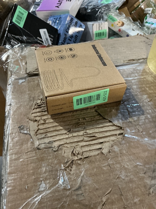 Photo 1 of [Dual-Lens] Endoscope Camera with Light, 1920P HD Borescope with 8+1 Adjustable LED Lights, IP67 Waterproof 16.5FT Semi-Rigid Snake Cord Inspection Camera for iPhone, iPad and Android Phone (Type C)