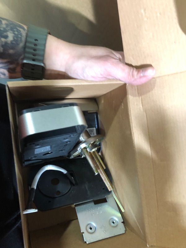 Photo 1 of ***MISSING PARTS***
Veise Keypad Door Lock with Handle, Keyless Entry for Front Door & Bedroom, Electronic Lock with Code, Auto-Locking, Easy Installation, Passage Mode, Satin Nickel