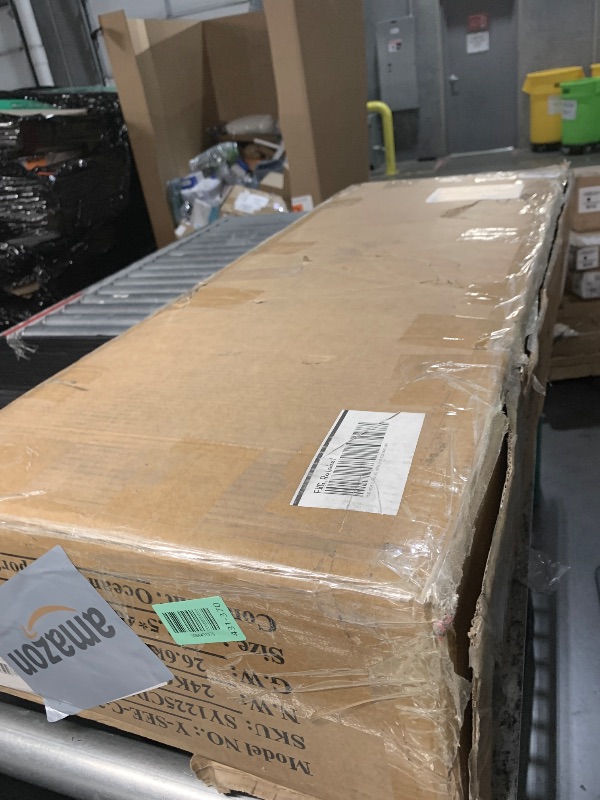 Photo 1 of ***LOOSE HARDWARE MAY BE MISSING PARTS***
Seetech Farmhouse Shoe Storage Bench, Entryway Bench with Cushion Seat, Lift Top Storage, Adjustable Shelf, 3 Doors, 330 lbs Capacity, Storage Bench for Entryway, Bedroom, Living Room (White)