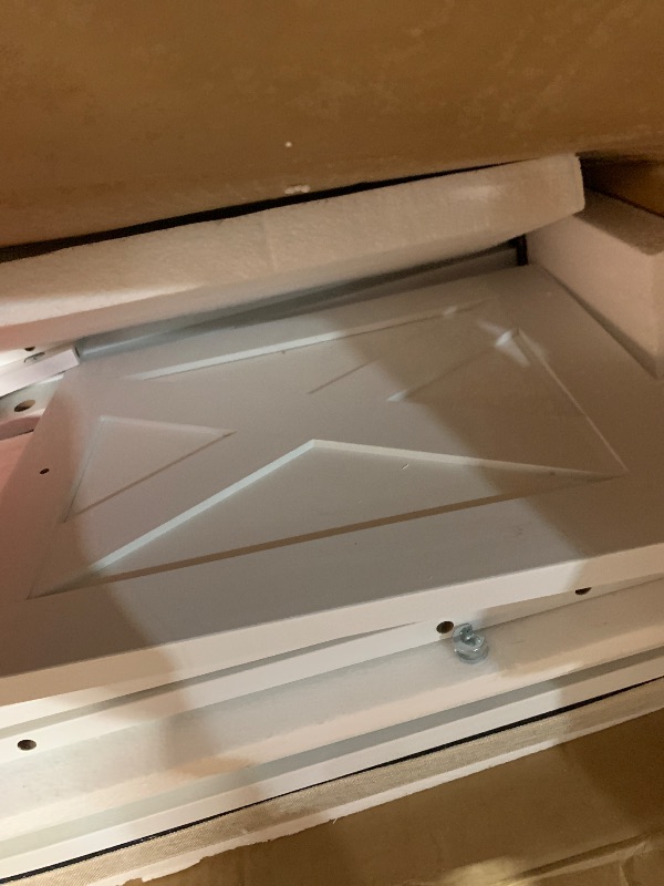 Photo 1 of ***LOOSE HARDWARE MAY BE MISSING PARTS***
Seetech Farmhouse Shoe Storage Bench, Entryway Bench with Cushion Seat, Lift Top Storage, Adjustable Shelf, 3 Doors, 330 lbs Capacity, Storage Bench for Entryway, Bedroom, Living Room (White)