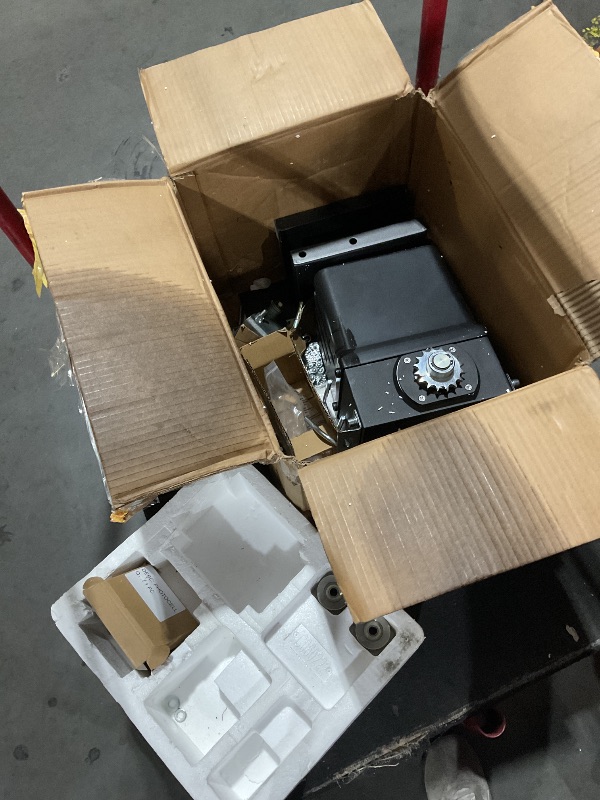 Photo 1 of ************FOR PARTS ONLY- MISSING PARTS**************
TOPENS CK2500 Automatic Sliding Gate Opener Chain Drive Electric Gate Motor for Heavy Driveway Slide Gate Up to 5700 Pounds Security Gate Operator AC Powered with 20ft Roller Chain and Remote Control