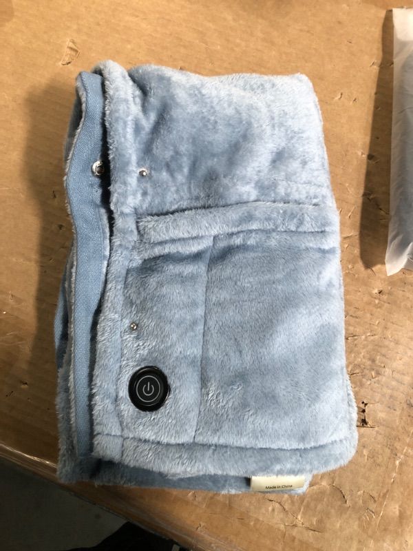 Photo 1 of ***DAMAGED - SEE NOTES/PICTURES***
NJDGF Heated Blanket Battery Operated Portable - Electric USB Throw Blanket Cordless for Camping Winter Outdoor Indoor (Blue)