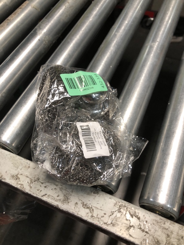 Photo 1 of ***Missing 1 *** Stainless Steel Wool Scrubber with 2 Replacement Pads - Clean Metal Pans, Pots, Grills & More