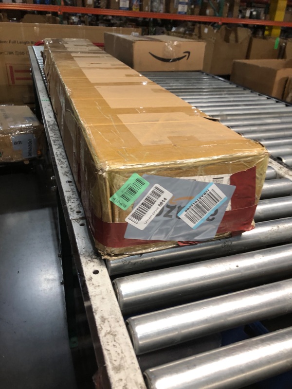 Photo 1 of **PARTS ONLY/SEE NOTES** Wall Room Divider with Storage Shelves, Modern Freestanding Room Divider Screen, Open Room Wood Partition for Home & Office Decor (White + Black, 47.2" L x 9.5" W x 79.5" H)