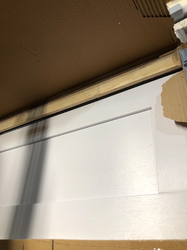 View 2 of **************ONLY THE DOOR, MISSING ALL MOUNTING HARDWARE**************
Roymelo Bifold Doors for 30"x 80" Opening,1-Panel Sliding Interior Closet Folding Barn Door Slab with Concealed Hardware Kit,MDF Wood Panel,White Water-Proof PVC Surface,Preassembled