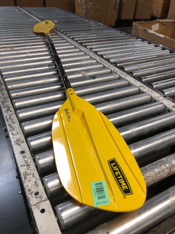 Photo 1 of ***DAMAGED - SEE NOTES/PICTURES*** Lifetime Youth Eco Sport Elite Kayak Paddle, Yellow
