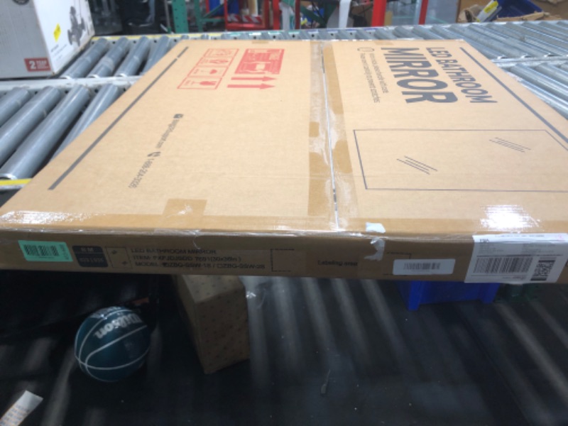 Photo 1 of ***FACTORY SEALED*** TETOTE LED Bathroom Mirror 30x36 with Frontlit & Backlit Lighted Vanity Mirror Anti Fog Stepless Dimmable 3 Colors White/Warm/Natural,CRI90+ Double Lights,Wall-Mounted(Horizontal/Vertical)