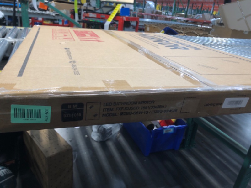 Photo 1 of ***FACTORY SEALED*** TETOTE LED Bathroom Mirror 30x36 with Frontlit & Backlit Lighted Vanity Mirror Anti Fog Stepless Dimmable 3 Colors White/Warm/Natural,CRI90+ Double Lights,Wall-Mounted(Horizontal/Vertical)