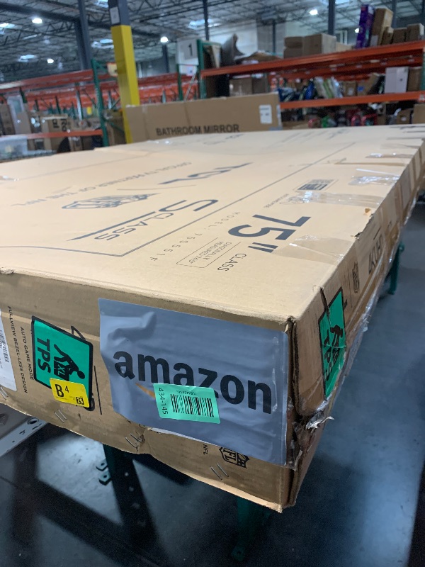 Photo 1 of (SOLD AS PARTS) TCL 75-Inch Class S5 UHD 4K LED Smart TV with Fire TV (75S551F, 2024 Model), Dolby Vision and Atmos, HDR PRO+, Alexa Built-in with Voice Remote, Apple AirPlay 2 Compatibility, Streaming Television