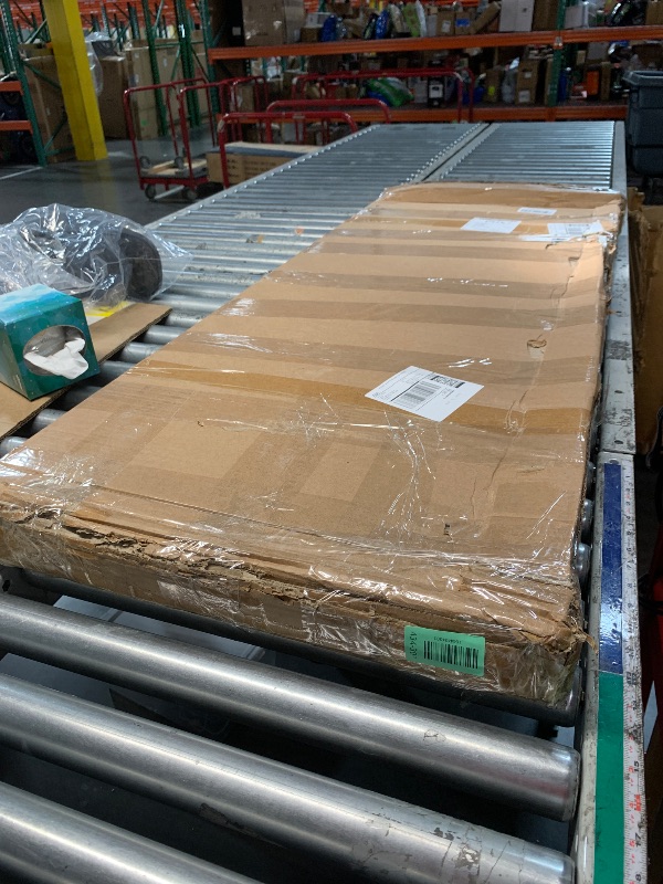 Photo 1 of (unknown missing parts) 2-Tier Desktop Hutch Bookshelf Metal Desk Shelf Dorm Bookcase for Computer Desk Countertop Storage Organizer Display Rack for Office Home (Black, 53.1in)