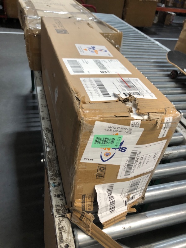 Photo 1 of *****************FOR PARTS ONLY*******************
65 Inch Outdoor Ceiling Fan with Light and Remote, Waterproof All Weather Wet Rated, Modern Black Industrial Fan, 8 Aluminum Blades, High CFM Energy Efficient Quiet DC Motor, for Patio Gazebo Porch