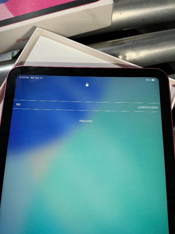 Photo 1 of ***ICLOUD LOCKED***Apple iPad 11-inch: A16 chip, 11-inch Model, Liquid Retina Display, 128GB, Wi-Fi 6, 12MP Front/12MP Back Camera, Touch ID, All-Day Battery Life — Pink
