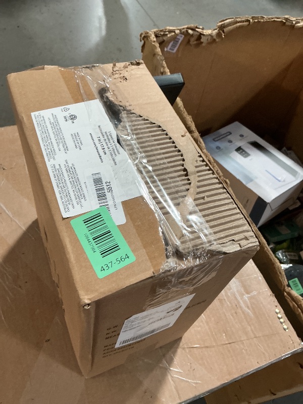 Photo 1 of ***DAMAGED - SEE NOTES/PICTURES*** Amazon Basics Air Circulator Fan, Desk Fan for Bedroom, Home and Office, With 90-Degree Tilt Head, 3 Speed Settings, Lightweight (3 LBS), 35 Watts, Black, 11.1"W x 6.3"D x 10.9"H