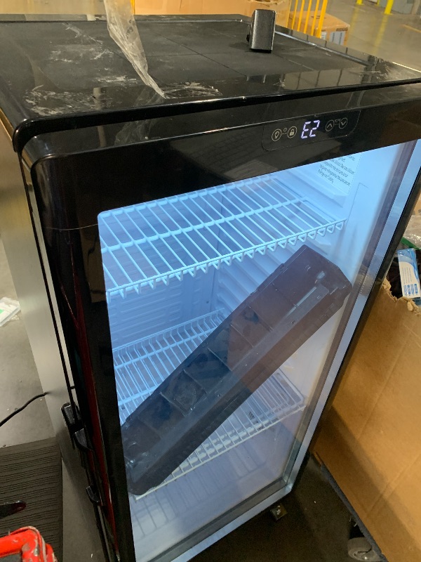 Photo 1 of ***E1/E2 Error****
ICEVIVAL 6 Cu.Ft Commercial Refrigerators, Display Fridge with Double-Tempered Glass Door, Beverage Cooler for Bar, Office, Restaurant, Outdoor Beverage Refrigerator with Locking, Key & LED